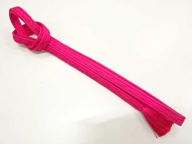 JAPANESE KIMONO / HANDTIED OBIJIME CORD